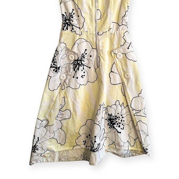 Marni Citrus Floral Sleeveless Dress, Size 36 Italian, Yellow/white, Cotton/Line - Picture 6 of 15